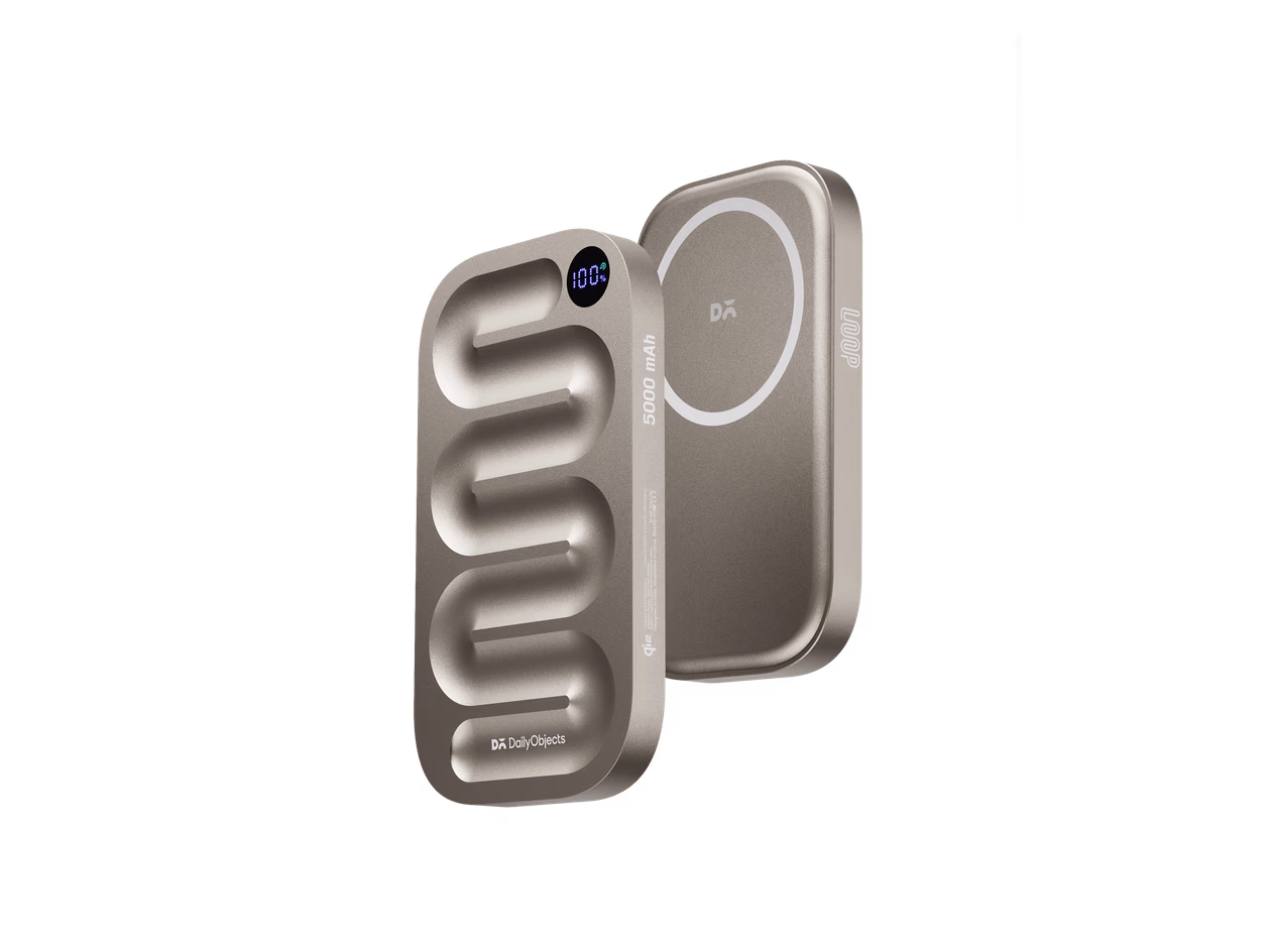 Daily Object Loop Universal Aluminium Power Bank- Titanium