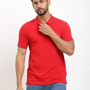 Indian Terrain Polo T-shirt -Red