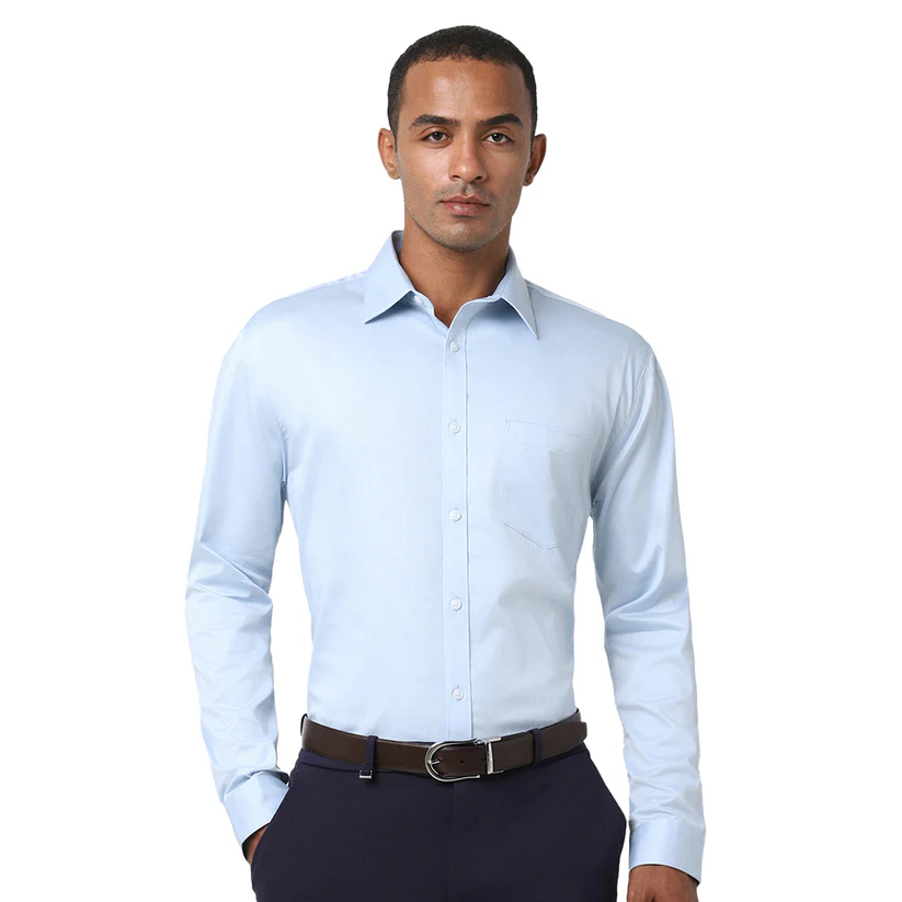 Jack And Jones Demain Shirt-Light Blue