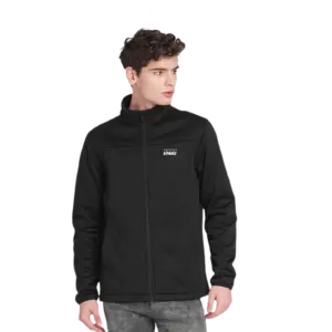 Jack & Jones Bonded Fleece Jacket-Black