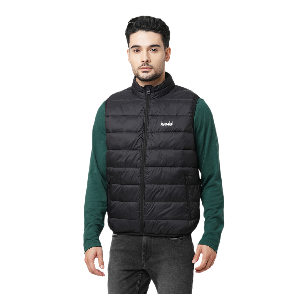 Jack & Jones Ethan Sleeveless Puffer Jacket-Black
