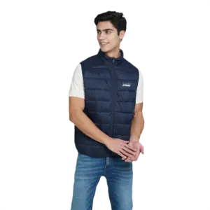 Jack & Jones Ethan Sleeveless Puffer Jacket-Navy Blue