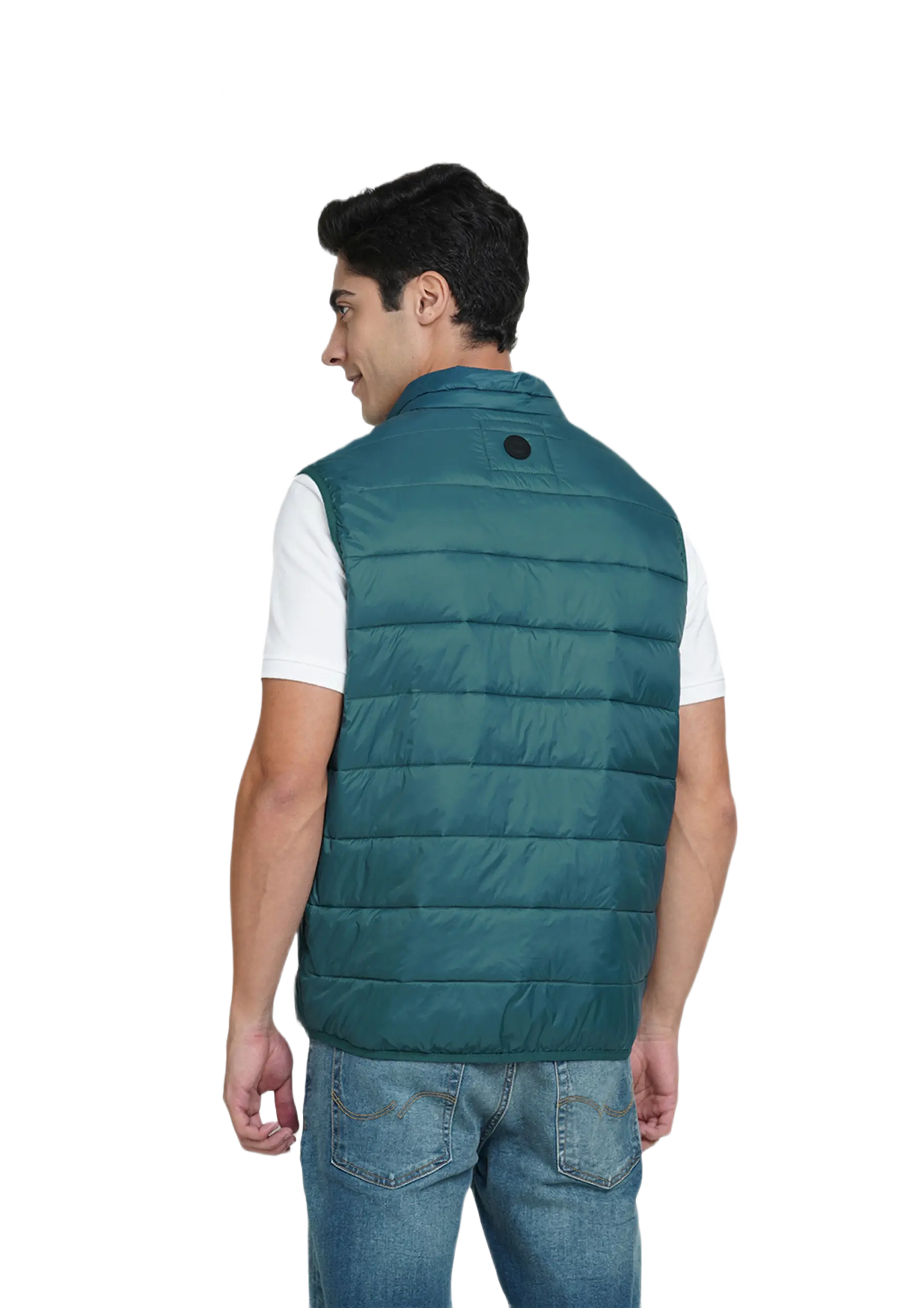 Jack & Jones Ethan Sleeveless Puffer Jacket-Patrol - Image 2