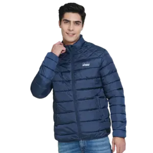Jack & Jones Kornard Puffer Jacket-Navy Blue