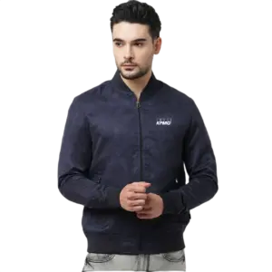 Jack & Jones Suede Jacket-Navy Blue