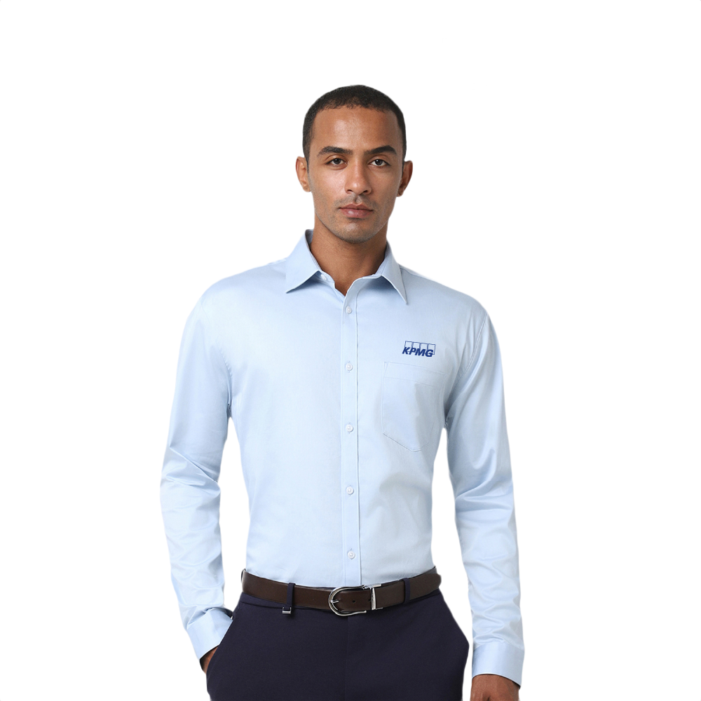 Jack And Jones Demain Shirt-Light Blue