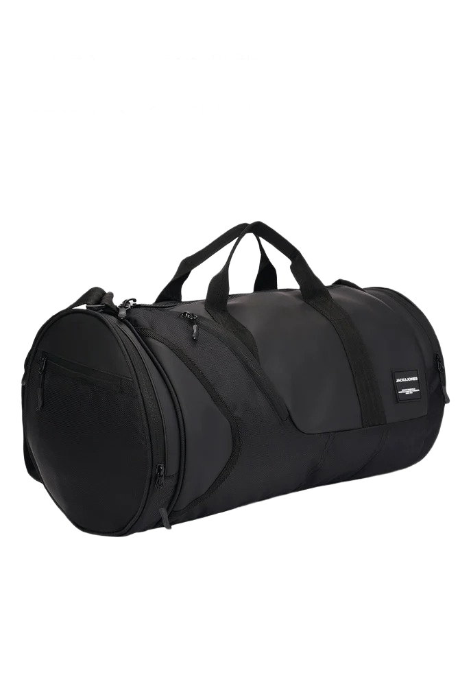 Jack And Jones Harvey Duffle Bag-Black - Image 2