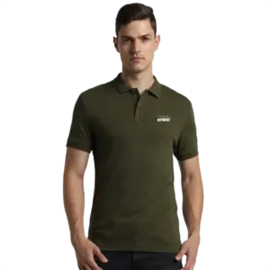 Jack And Jones Inter Lock Polo T Shirt-Olive Green