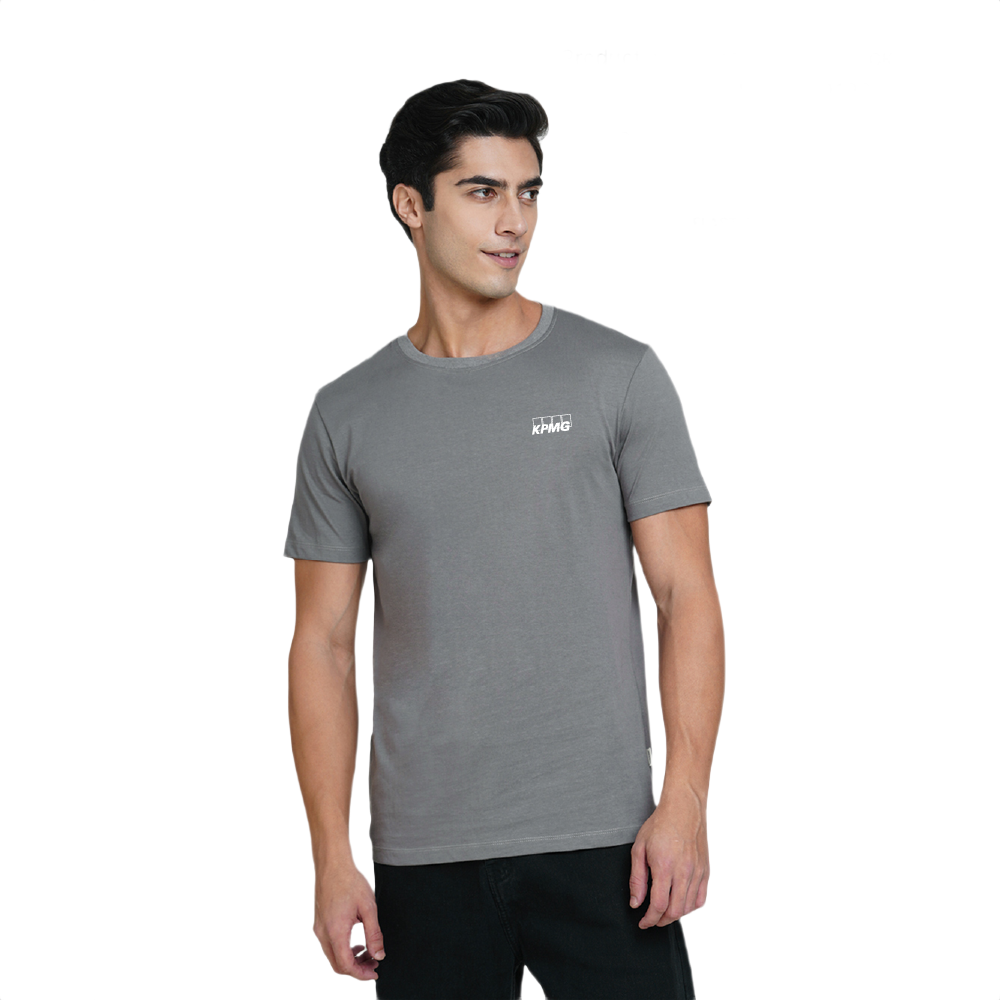 Jack And Jones Joren Round Neck T Shirt-Grey