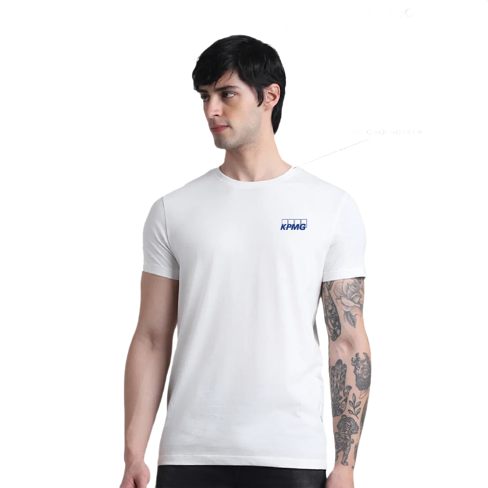 Jack And Jones Joren Round Neck T Shirt-White