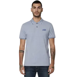 Jack And Jones Viktor Polo T Shirt-Light Blue