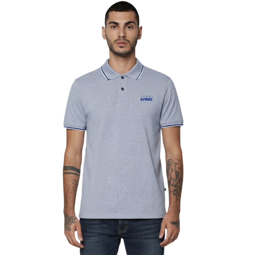 Jack And Jones Viktor Polo T Shirt-Light Blue