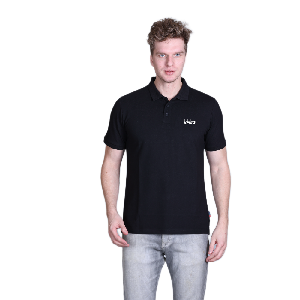 Indian Terrain Polo T-shirt -Black