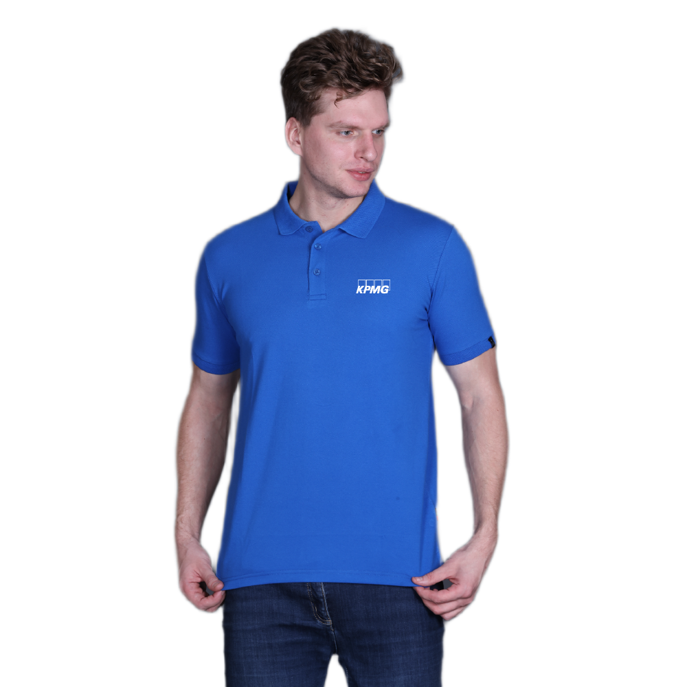 Indian Terrain Polo T-shirt -Cobalt