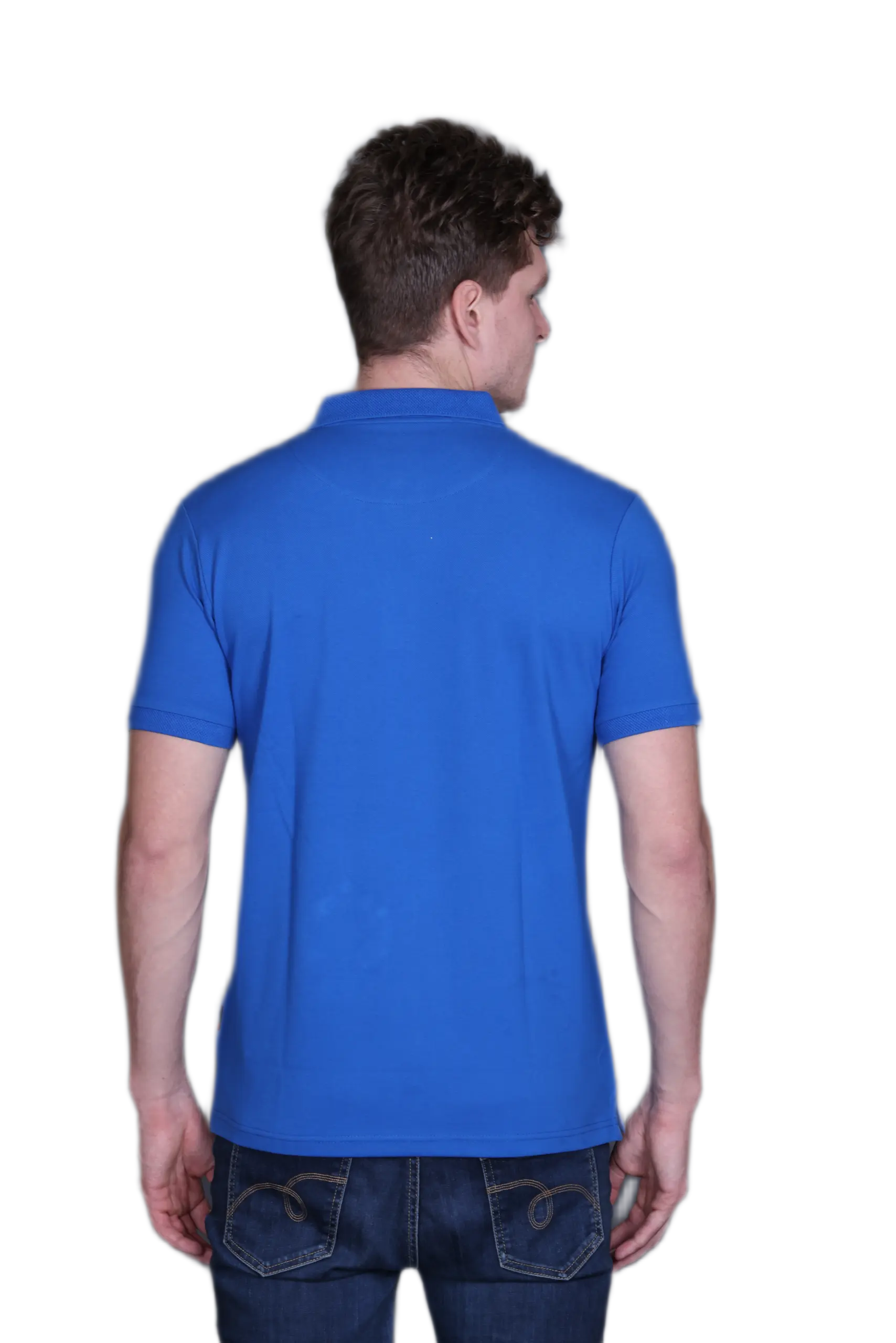 Indian Terrain Polo T-shirt -Cobalt - Image 2