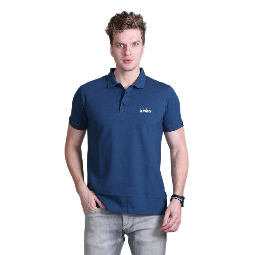 Indian Terrain Polo T-shirt -Navy