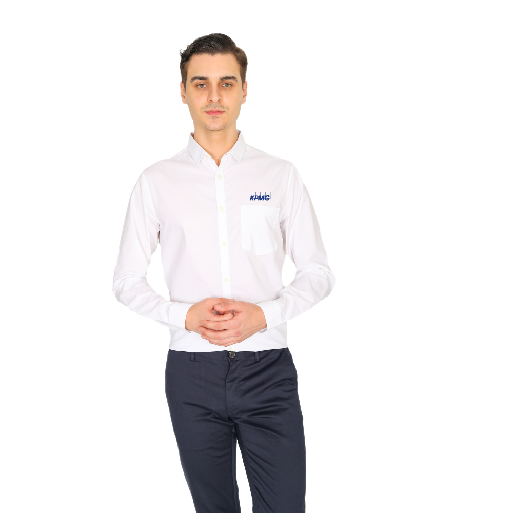 Indian Terrain Poplin Shirt -White