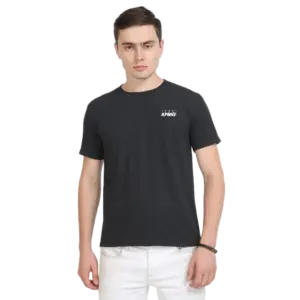 Caslay Sustainable Crew Neck T-Shirt - Charcoal Melange