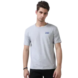 Caslay Sustainable Crew Neck T-Shirt - Grey Melange