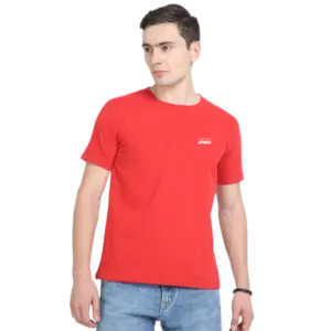 Caslay Sustainable Crew Neck T-Shirt - Red