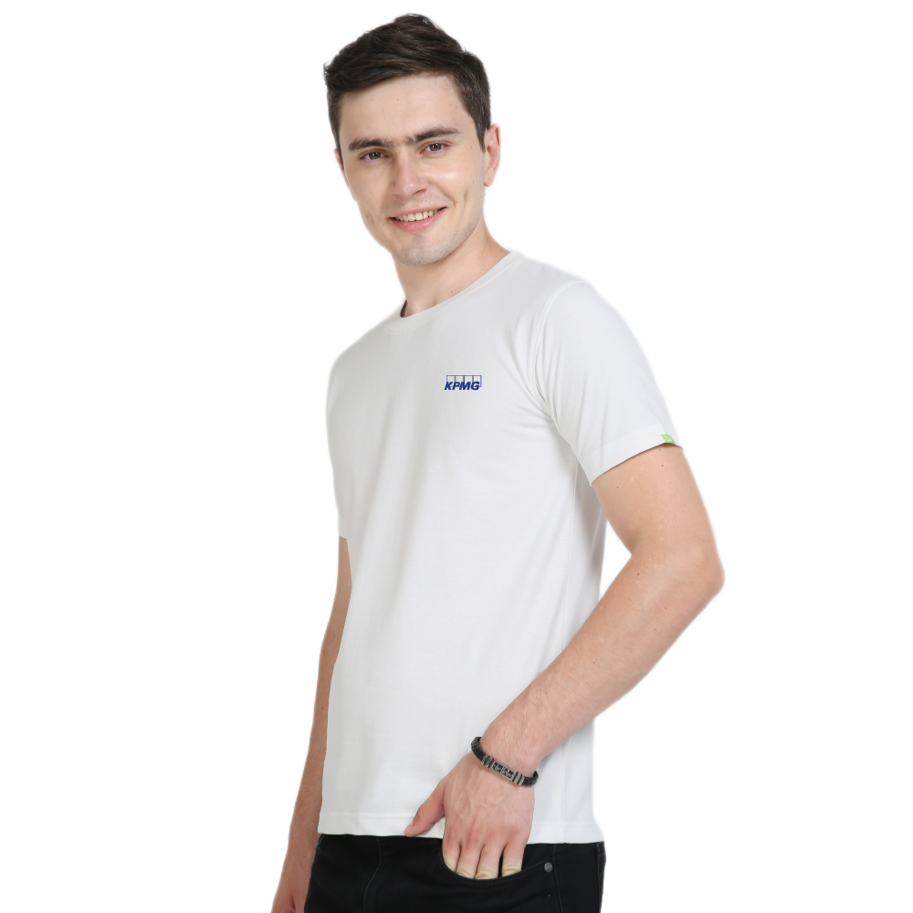 Caslay Sustainable Crew Neck T-Shirt - White