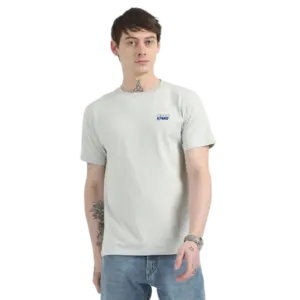 Caslay Sustainable Organic Crew Neck T-Shirt -Stom Grey