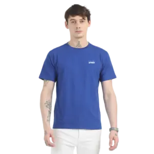 Caslay Sustainable Organic Crew Neck T-Shirt -Royal Blue
