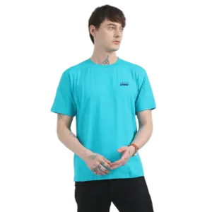 Caslay Sustainable Organic Crew Neck T-Shirt -Teal