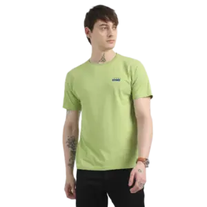 Caslay Sustainable Organic Crew Neck T-Shirt -Olive Green