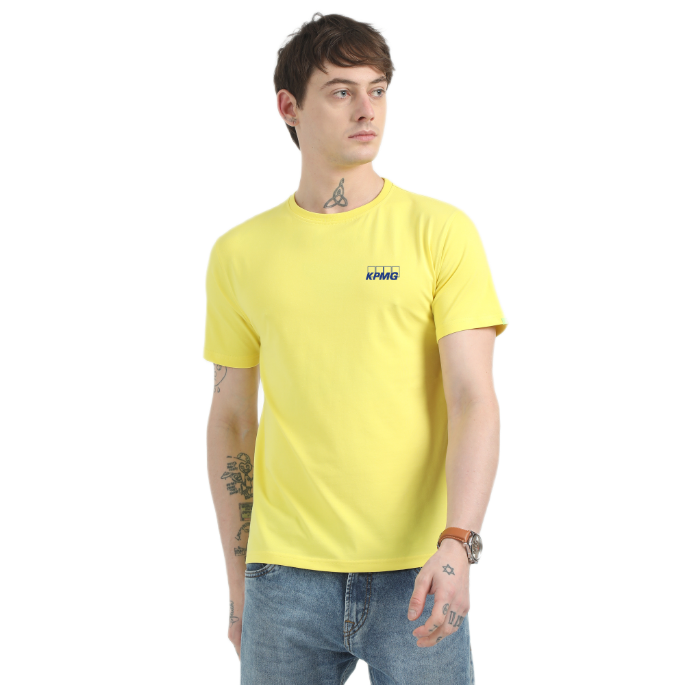 Caslay Sustainable Organic Crew Neck T-Shirt -Illuminating