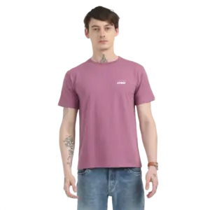 Caslay Sustainable Organic Crew Neck T-Shirt -Purple