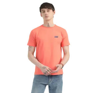 Caslay Sustainable Organic Crew Neck T-Shirt -Corel