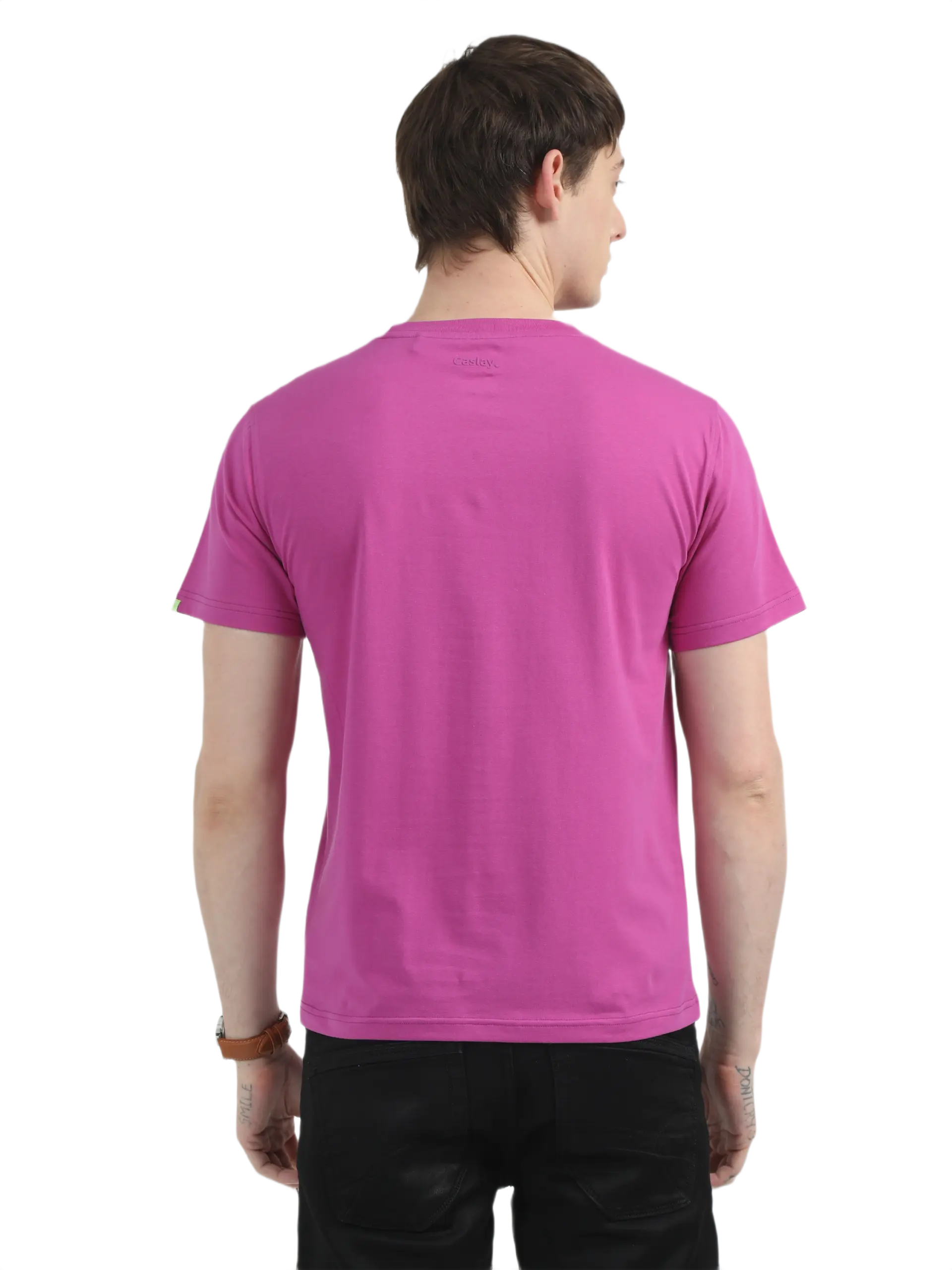 Caslay Sustainable Organic Crew Neck T-Shirt -Willow - Image 2