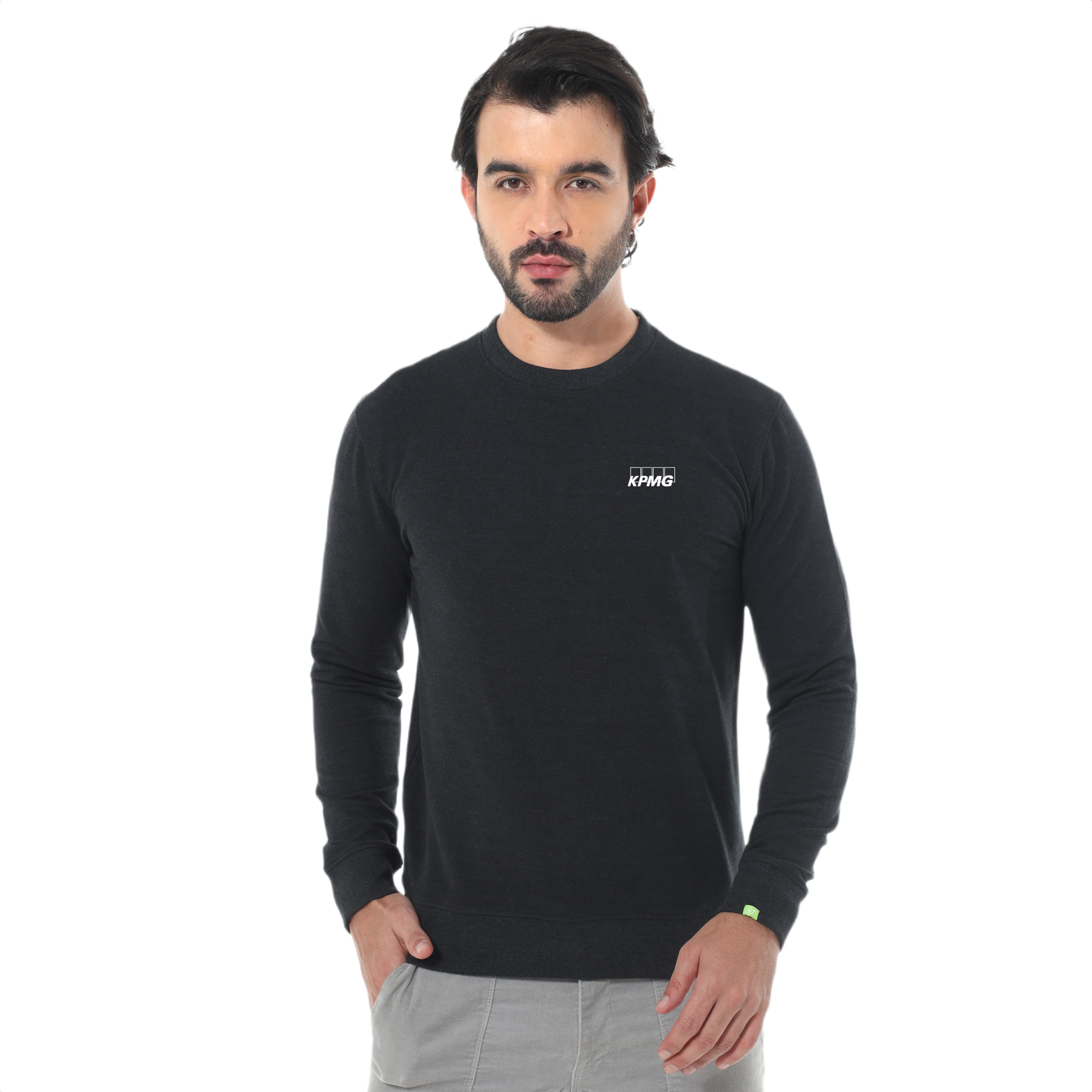 Caslay Sustainable Sweatshirt -Charcoal Melange