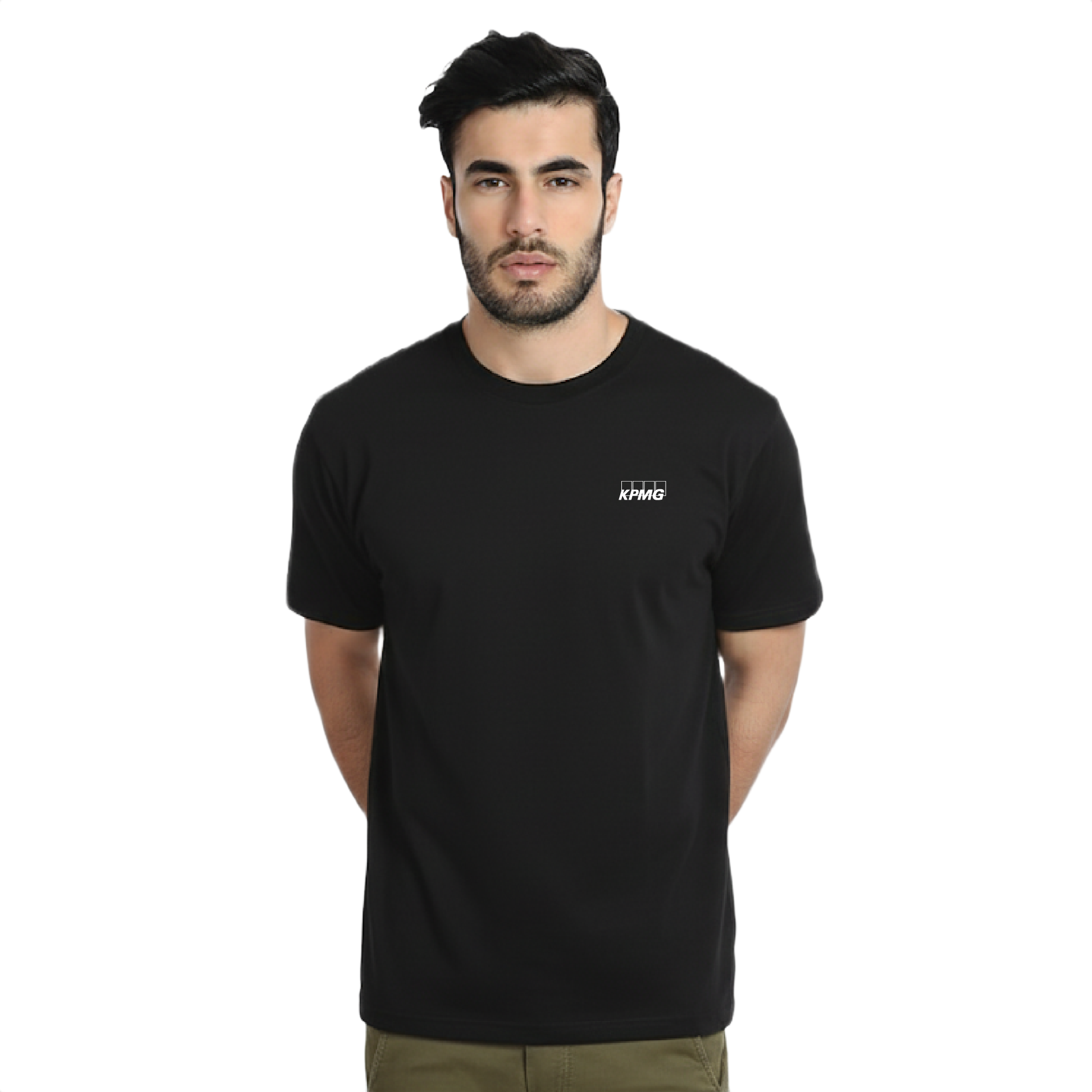 Swiss Military Round Neck T Shirt-Black