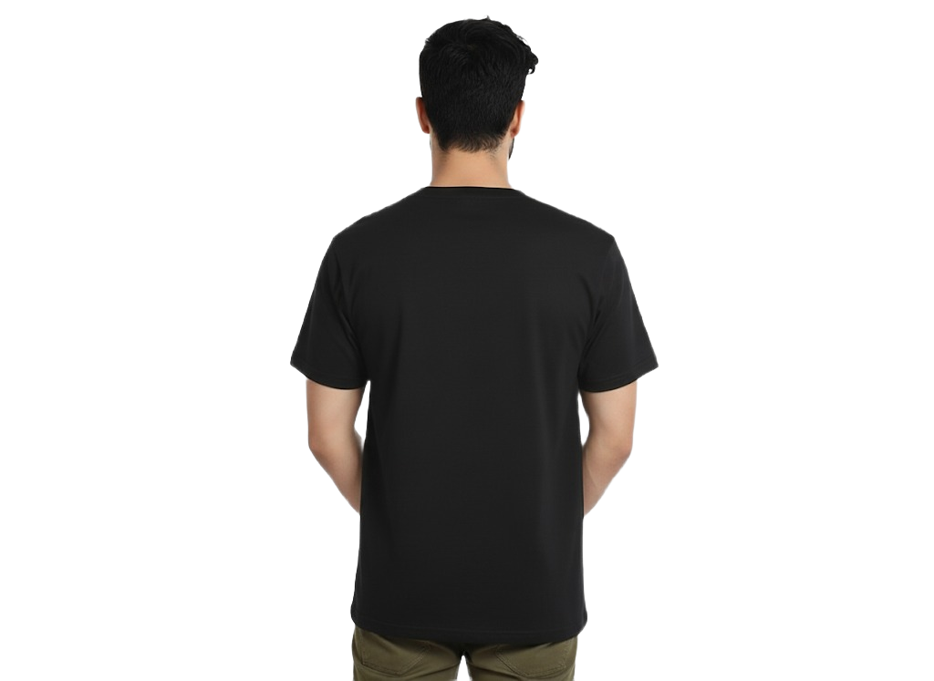 Swiss Military Round Neck T Shirt-Black - Image 2