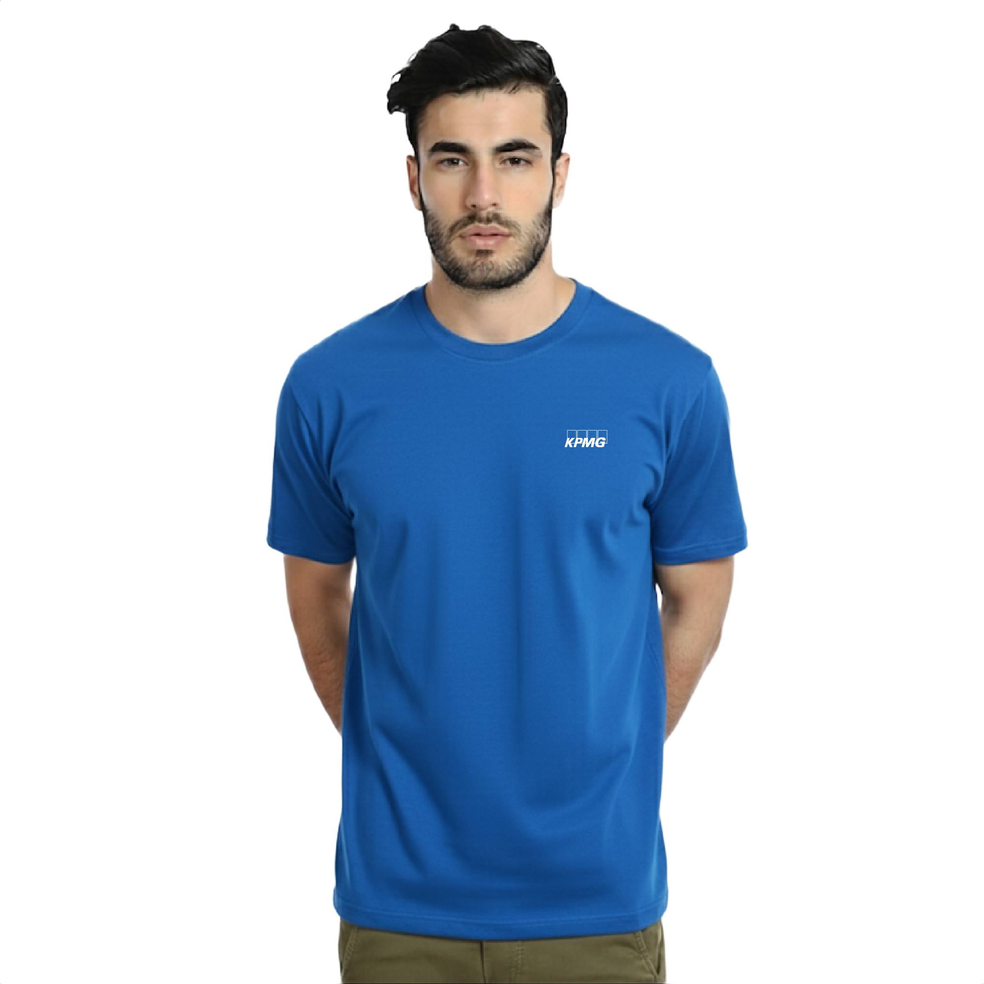 Swiss Military Round Neck T Shirt-Royal Blue