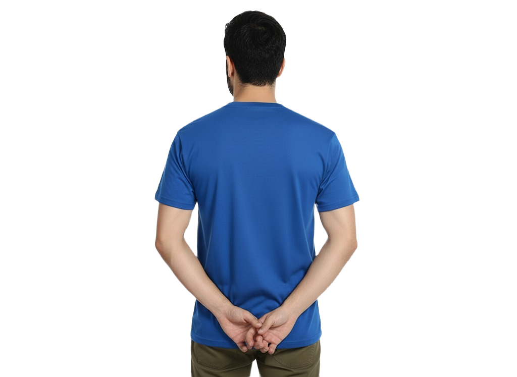 Swiss Military Round Neck T Shirt-Royal Blue - Image 2