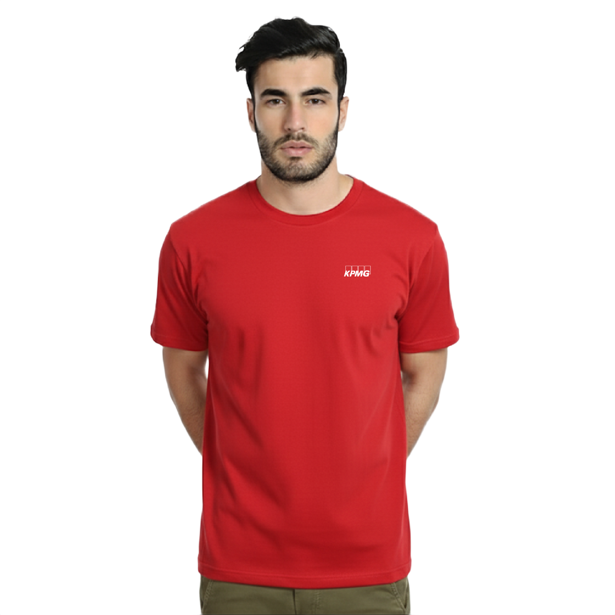 Swiss Military Round Neck T Shirt-Red