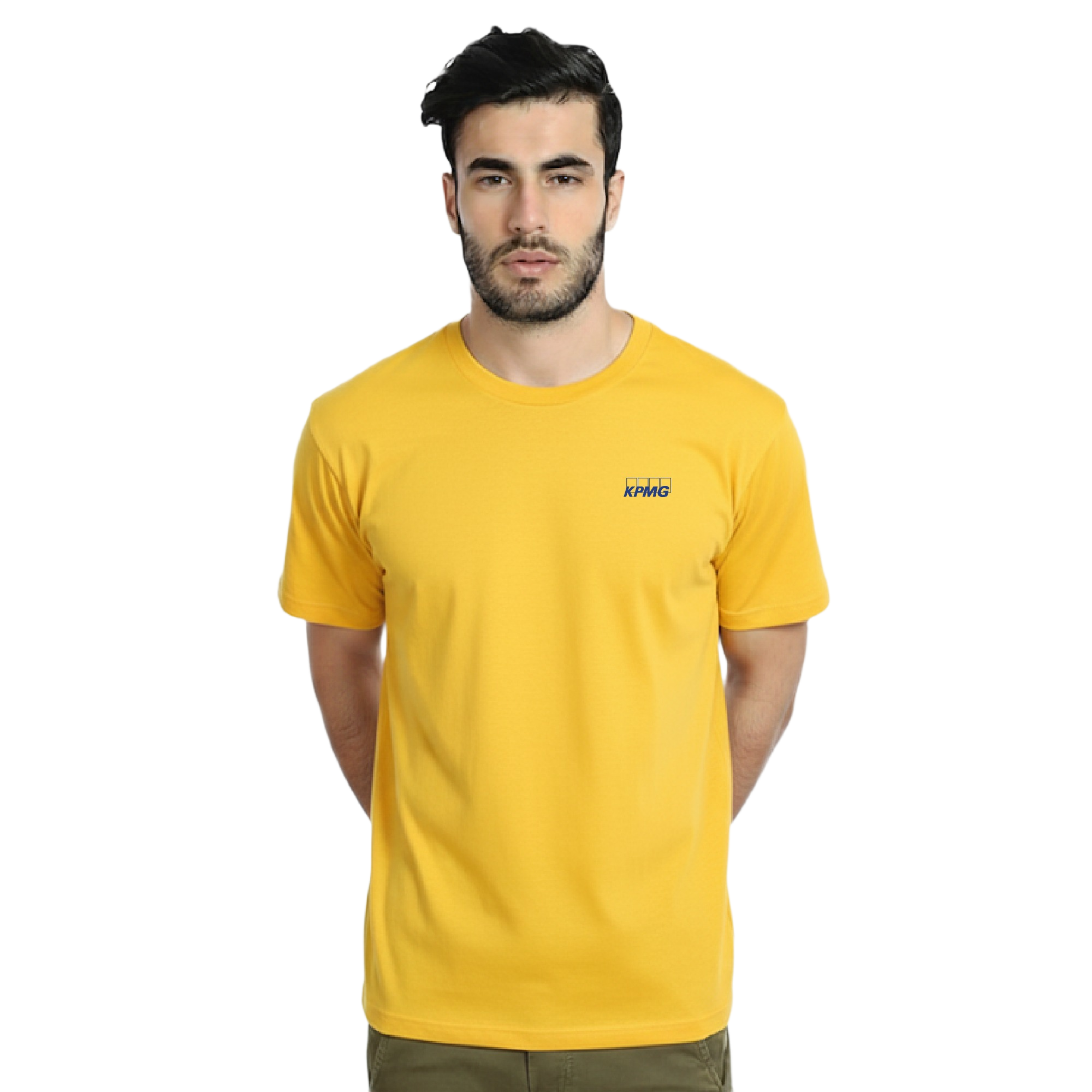 Swiss Military Round Neck T Shirt-Light Yellow