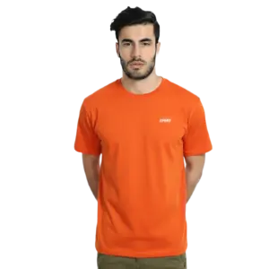 Swiss Military Round Neck T Shirt-Orange