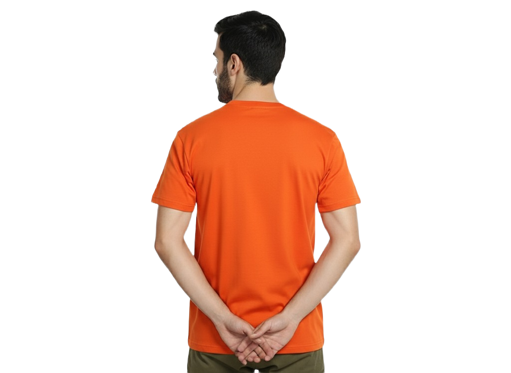 Swiss Military Round Neck T Shirt-Orange - Image 2