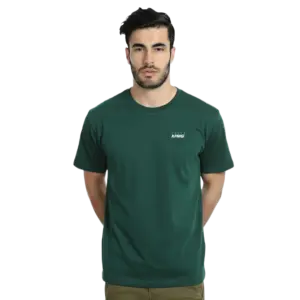 Swiss Military Round Neck T Shirt-Forest Green