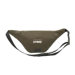 Oblique Fanny Sling Bag-Olive