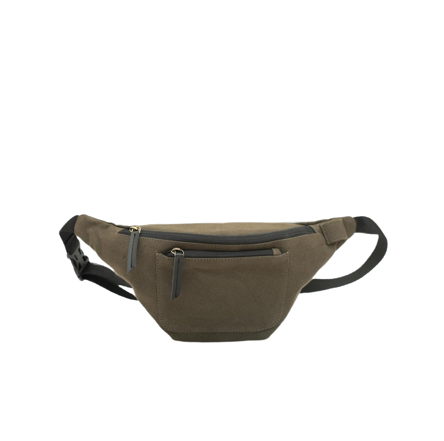 Oblique Fanny Sling Bag-Olive - Image 2