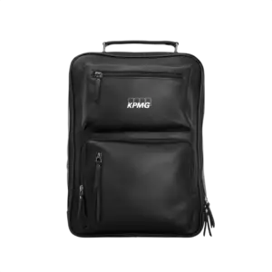 Oblique Flamingo Backpack-Black