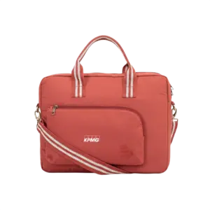 Oblique Rush Eco Laptop Bag-Light Maroon