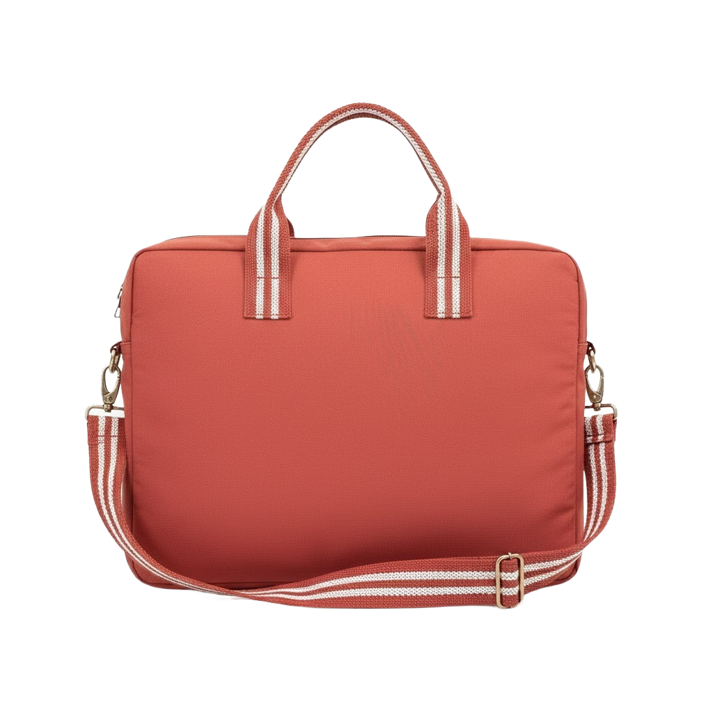 Oblique Rush Eco Laptop Bag-Light Maroon - Image 2