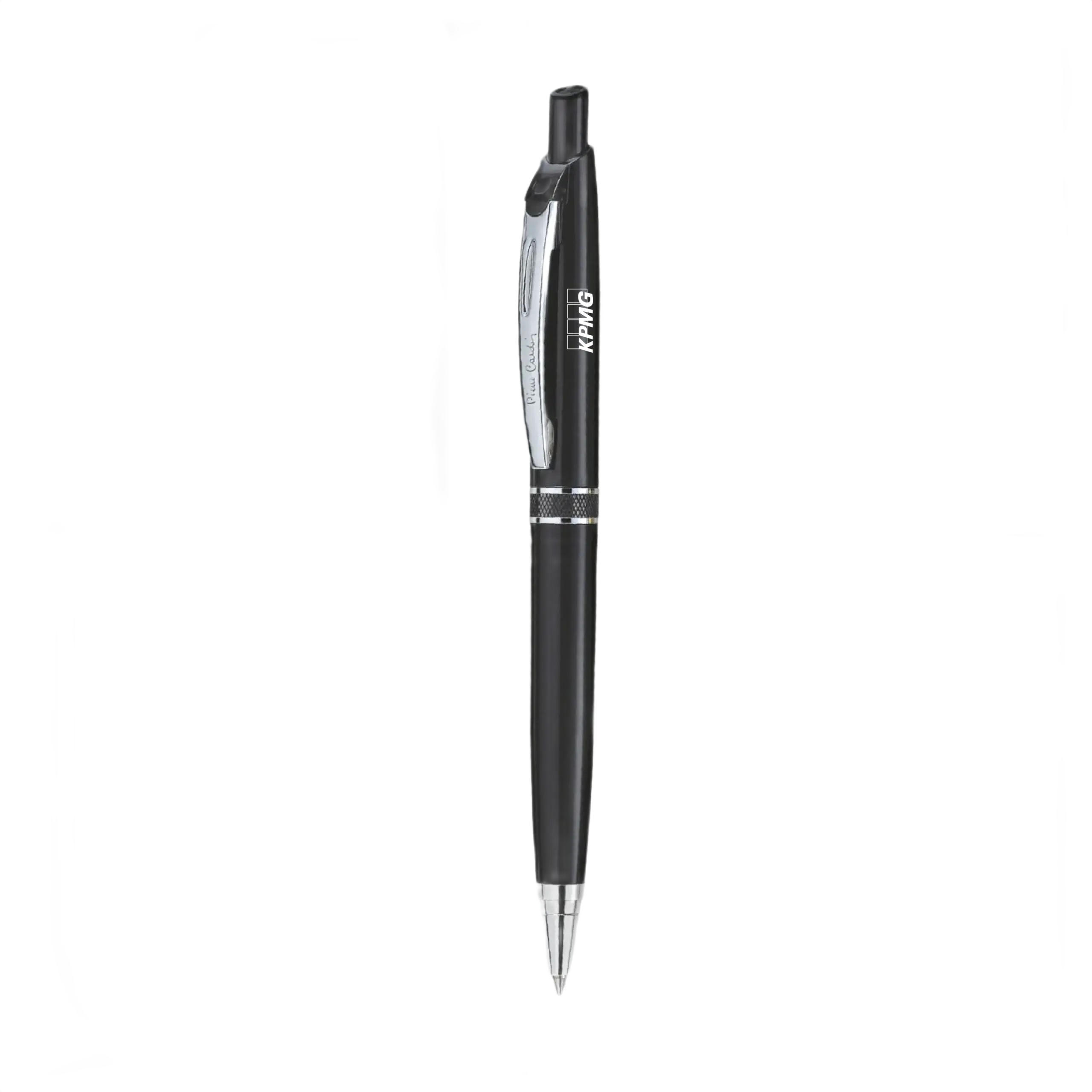 Pierre Cardin Success Silver Premium Ball Pen-Black