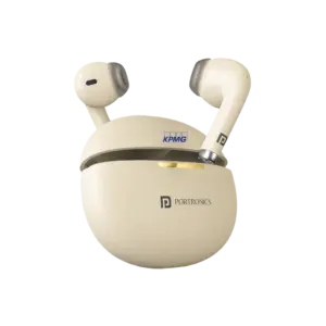 Portronics Harmonics Twins S19 Earbuds-Beige